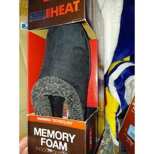 Weather proof gray men , slippers , indoor outdoor memory foam